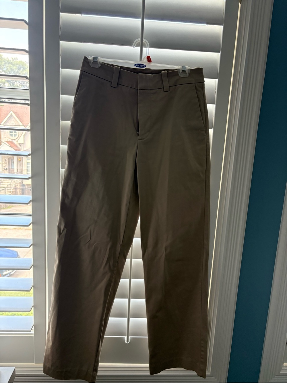 Aritzia Beige Straight Fit Dress Pants